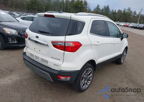 2018 Ford Ecosport Titanium из США, поврежденный, VIN MAJ6P1WLXJC195088
